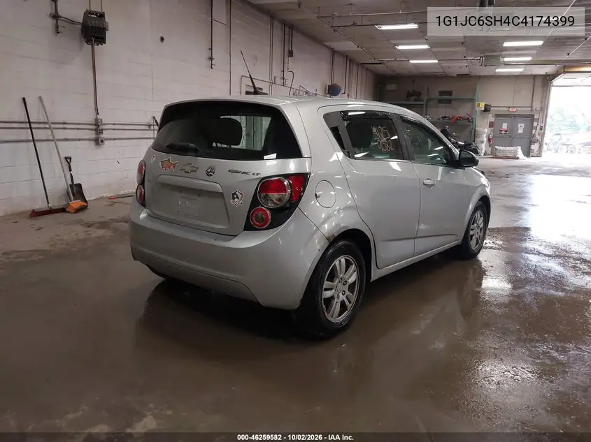 2012 CHEVROLET SONIC VIN 1G1JC6SH4C4174399 — фото 4