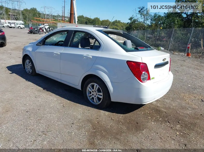 2012 CHEVROLET SONIC VIN 1G1JC5SH4C4104802 — фото 3
