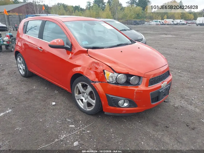 CHEVROLET SONIC 2012, VIN 1G1JE6SB2C4226828