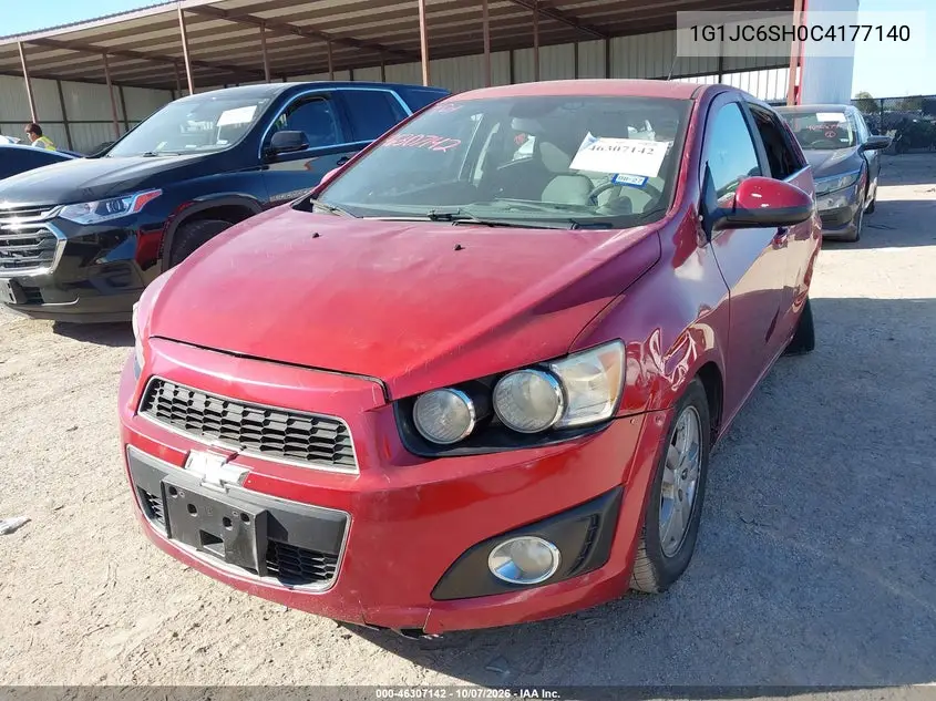 2012 CHEVROLET SONIC VIN 1G1JC6SH0C4177140 — фото 2