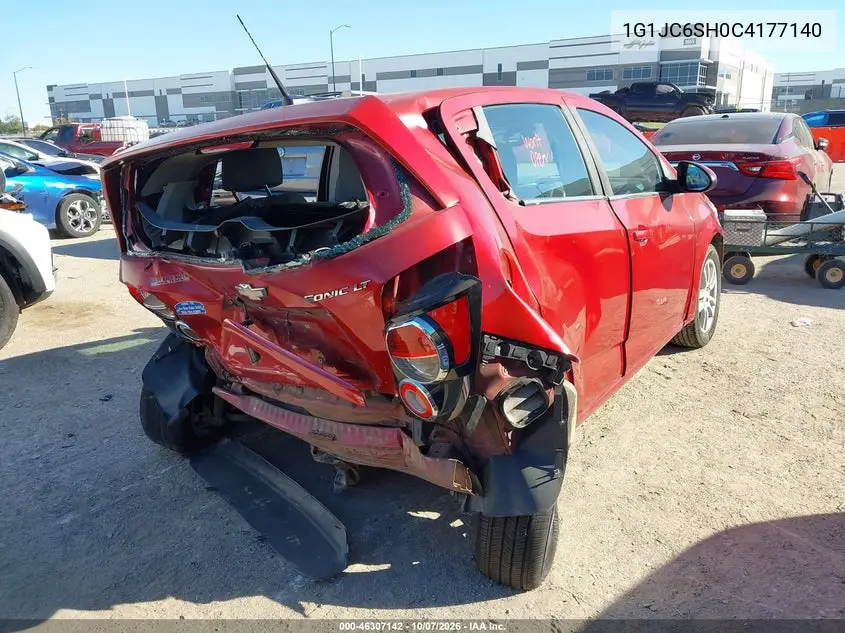 2012 CHEVROLET SONIC VIN 1G1JC6SH0C4177140 — фото 4
