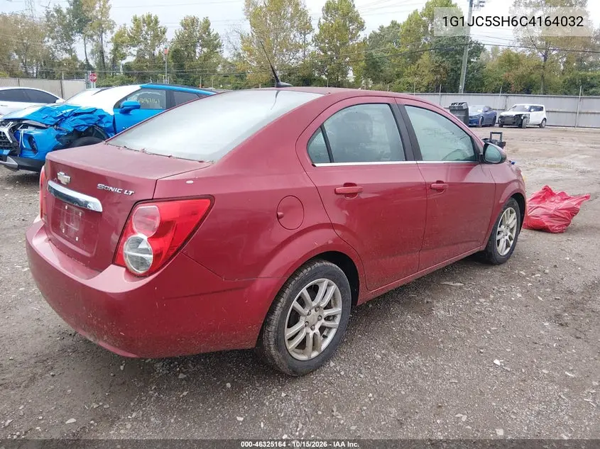 2012 CHEVROLET SONIC VIN 1G1JC5SH6C4164032 — фото 4