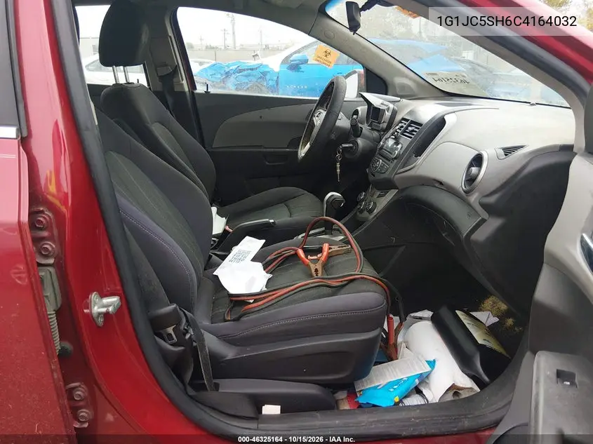 2012 CHEVROLET SONIC VIN 1G1JC5SH6C4164032 — фото 5
