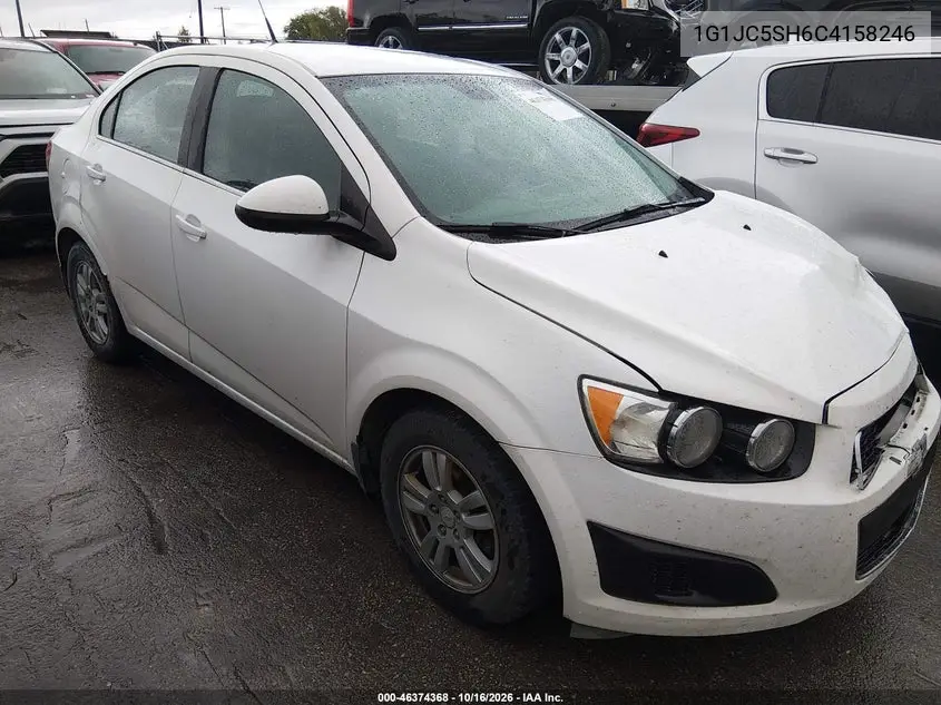 CHEVROLET SONIC 2012, VIN 1G1JC5SH6C4158246