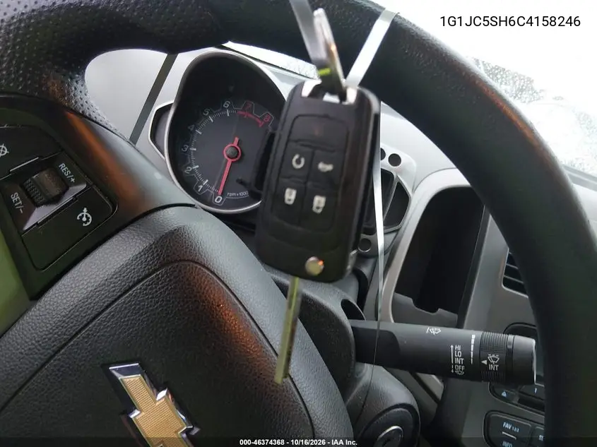 2012 CHEVROLET SONIC VIN 1G1JC5SH6C4158246 — фото 11
