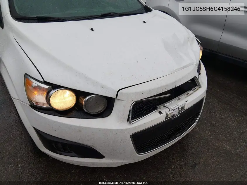 2012 CHEVROLET SONIC VIN 1G1JC5SH6C4158246 — фото 12