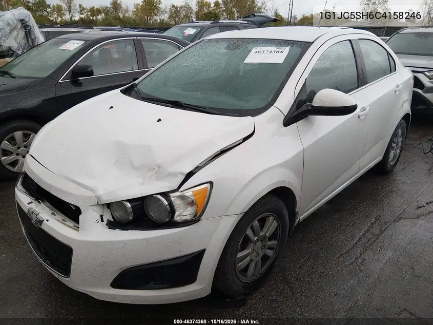 2012 CHEVROLET SONIC VIN 1G1JC5SH6C4158246 — фото 2