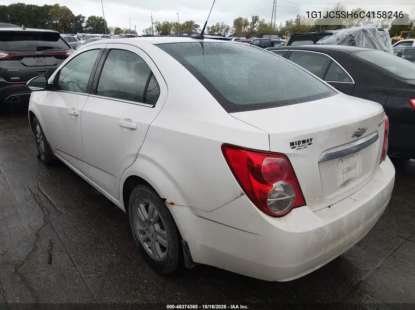 2012 CHEVROLET SONIC VIN 1G1JC5SH6C4158246 — фото 3