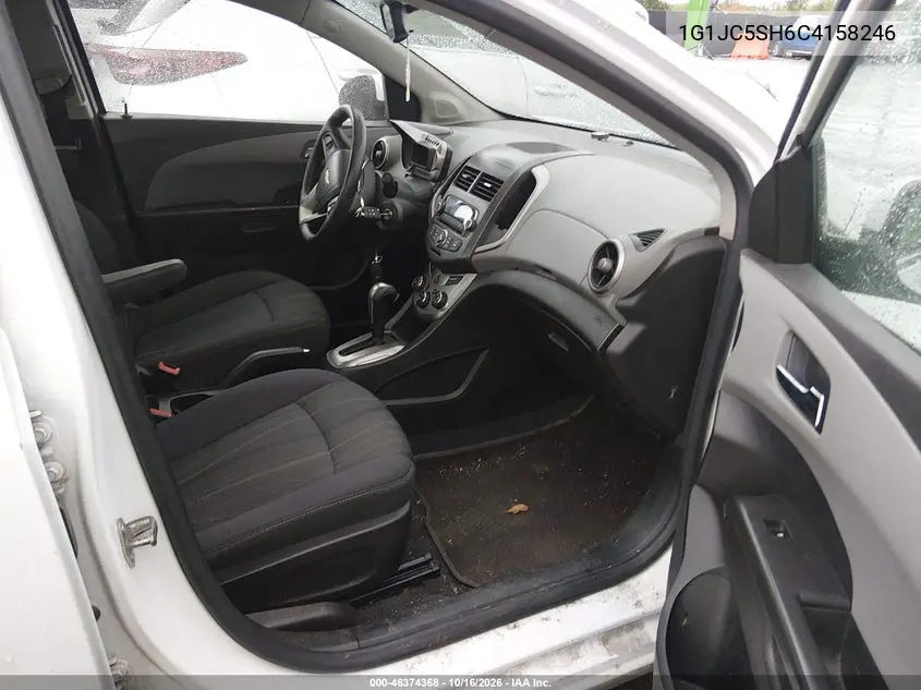 2012 CHEVROLET SONIC VIN 1G1JC5SH6C4158246 — фото 5