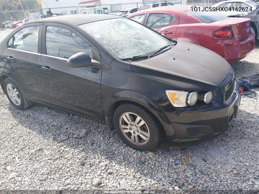 CHEVROLET SONIC 2012, VIN 1G1JC5SHXC4162624