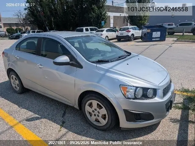 CHEVROLET SONIC 2013, VIN 1G1JC5EH9D4246558