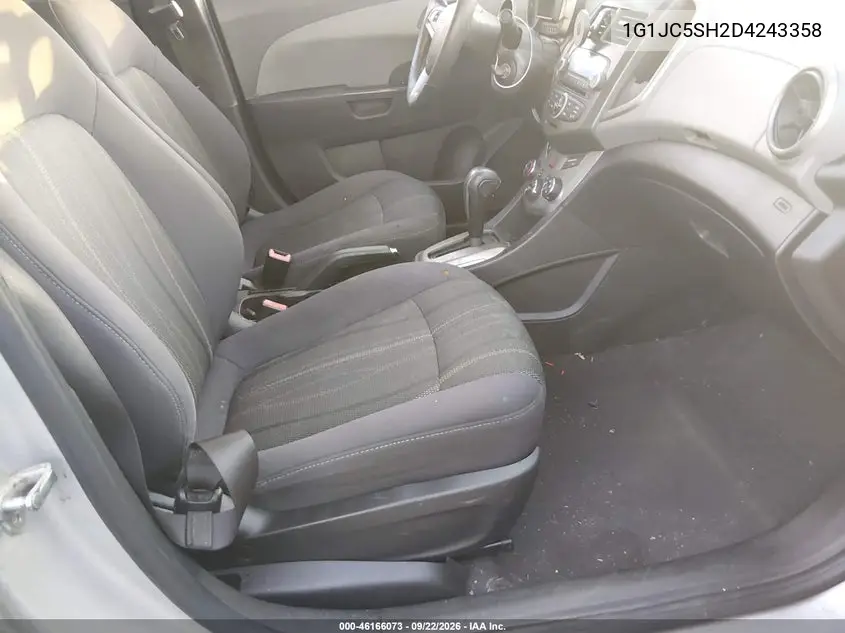 2013 CHEVROLET SONIC VIN 1G1JC5SH2D4243358 — фото 5