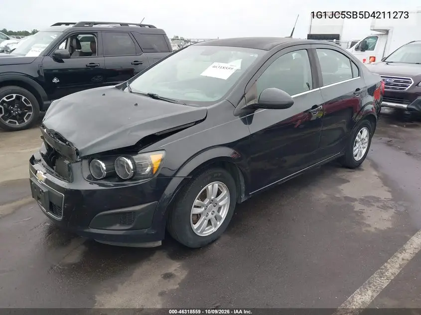 2013 CHEVROLET SONIC VIN 1G1JC5SB5D4211273 — фото 2