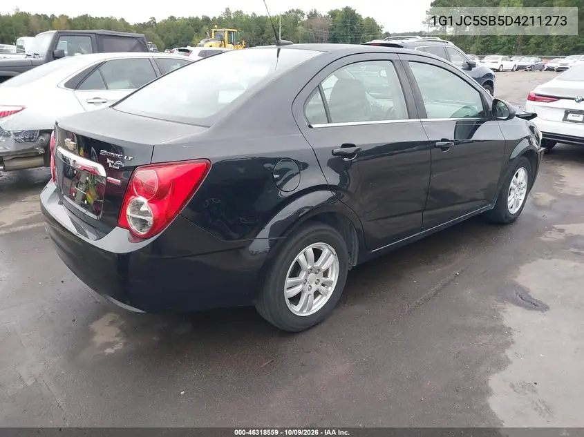 2013 CHEVROLET SONIC VIN 1G1JC5SB5D4211273 — фото 4