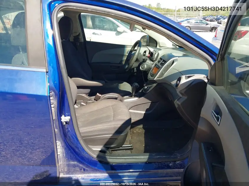 2013 CHEVROLET SONIC VIN 1G1JC5SH3D4217741 — фото 5