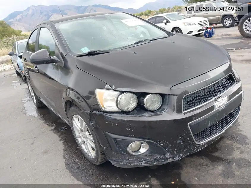 CHEVROLET SONIC 2013, VIN 1G1JC5SH9D4249951