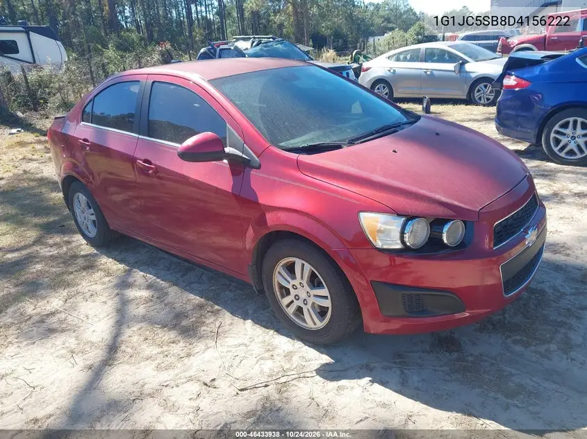 CHEVROLET SONIC 2013, VIN 1G1JC5SB8D4156222
