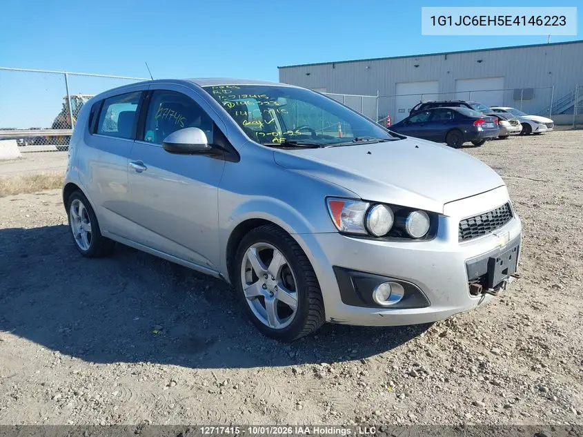 CHEVROLET SONIC 2014, VIN 1G1JC6EH5E4146223