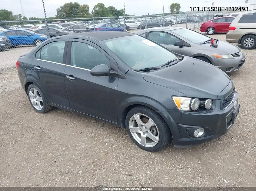 CHEVROLET SONIC 2014, VIN 1G1JE5SB8E4212493