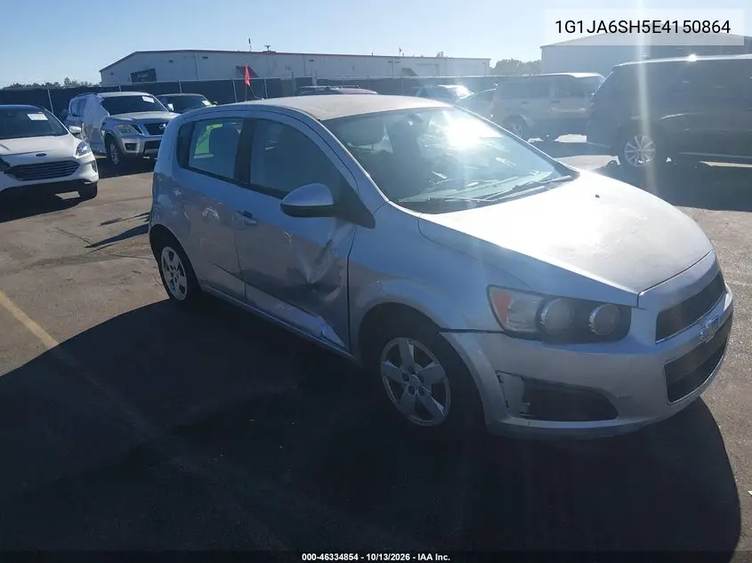 CHEVROLET SONIC 2014, VIN 1G1JA6SH5E4150864