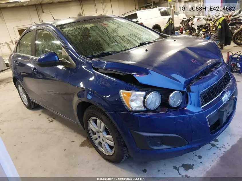 CHEVROLET SONIC 2014, VIN 1G1JC5SH1E4204682