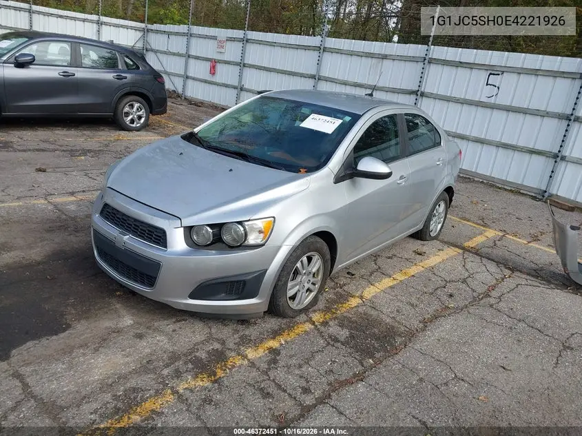 2014 CHEVROLET SONIC VIN 1G1JC5SH0E4221926 — фото 2