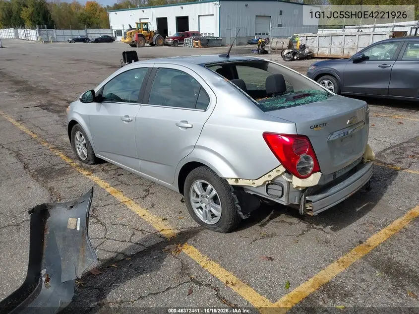2014 CHEVROLET SONIC VIN 1G1JC5SH0E4221926 — фото 3