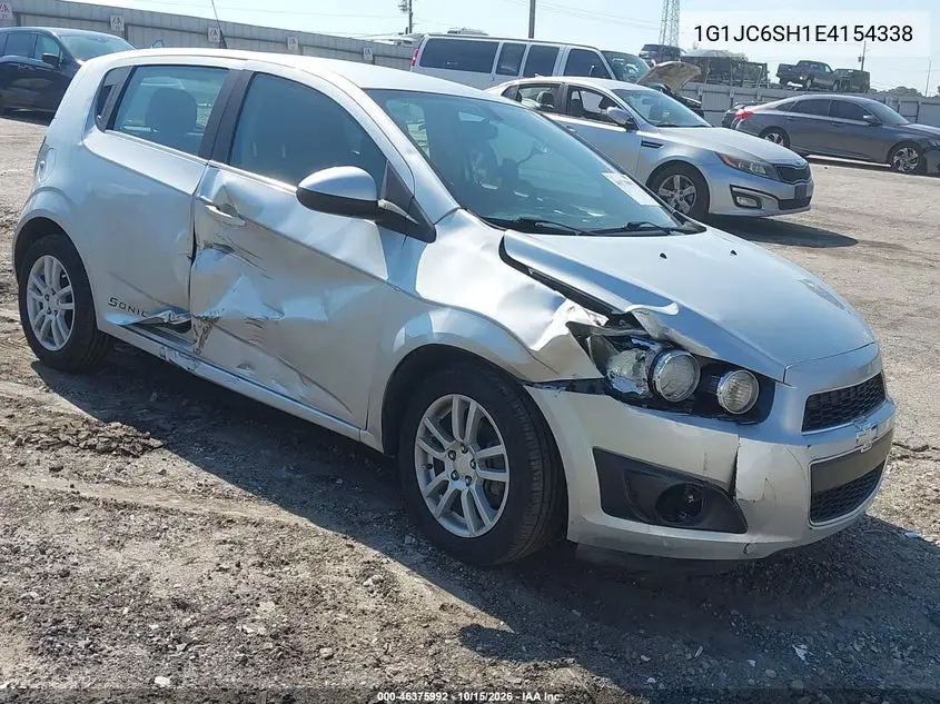 CHEVROLET SONIC 2014, VIN 1G1JC6SH1E4154338