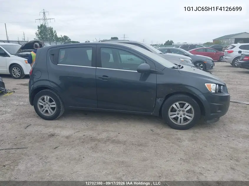 2015 CHEVROLET SONIC VIN 1G1JC6SH1F4126699 — фото 13