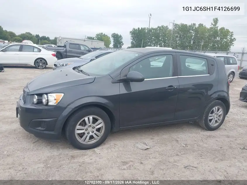 2015 CHEVROLET SONIC VIN 1G1JC6SH1F4126699 — фото 14