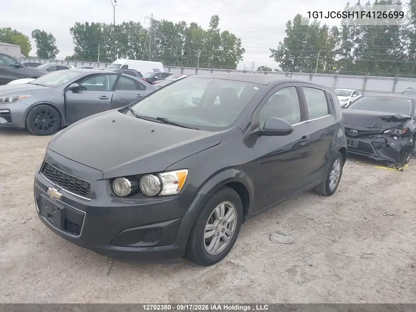 2015 CHEVROLET SONIC VIN 1G1JC6SH1F4126699 — фото 2
