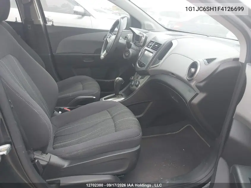 2015 CHEVROLET SONIC VIN 1G1JC6SH1F4126699 — фото 5