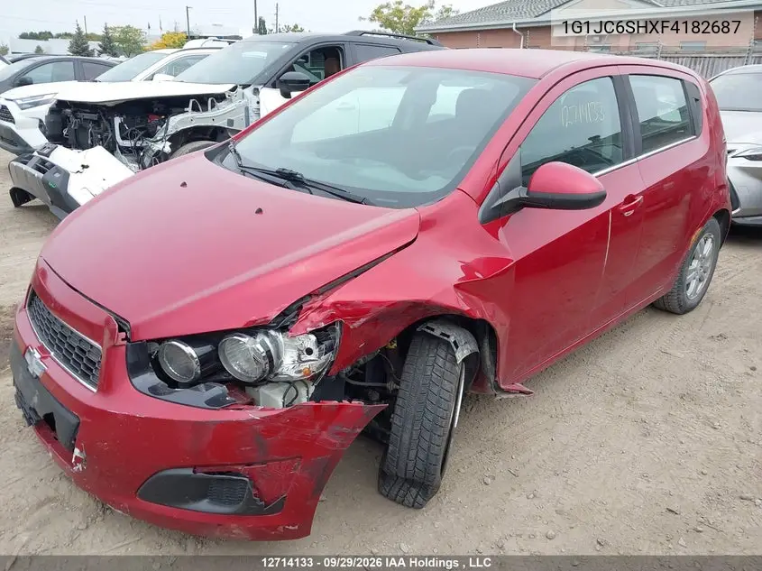 2015 CHEVROLET SONIC VIN 1G1JC6SHXF4182687 — фото 2