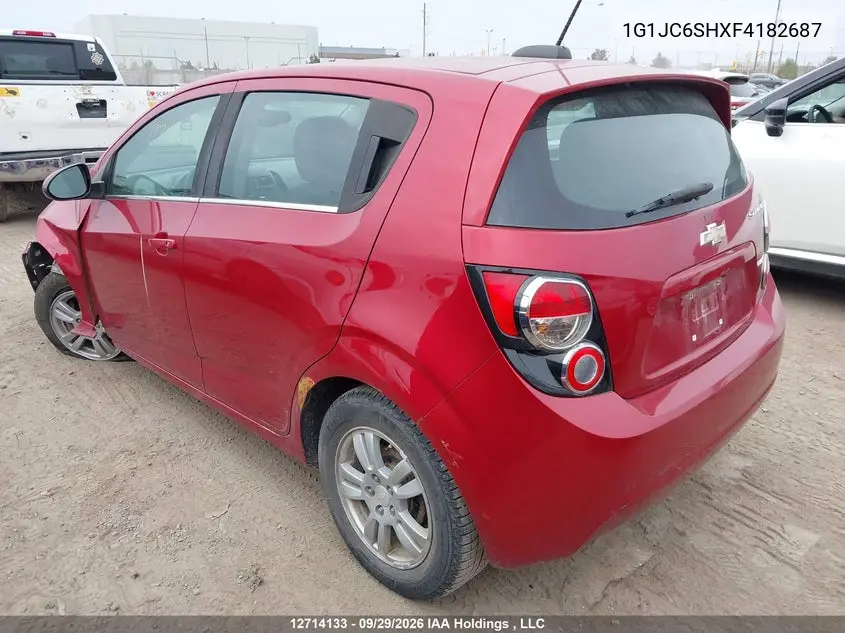2015 CHEVROLET SONIC VIN 1G1JC6SHXF4182687 — фото 3