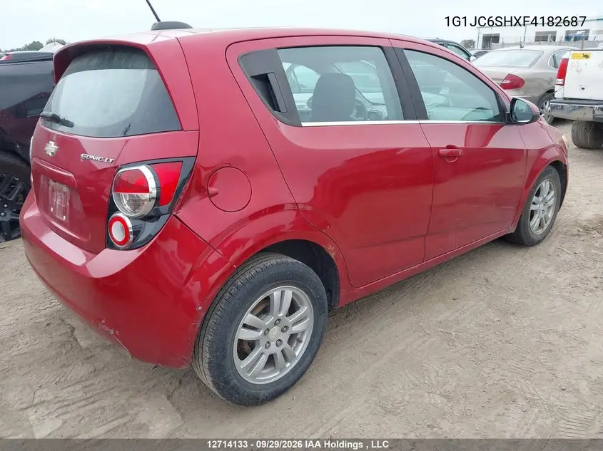 2015 CHEVROLET SONIC VIN 1G1JC6SHXF4182687 — фото 4