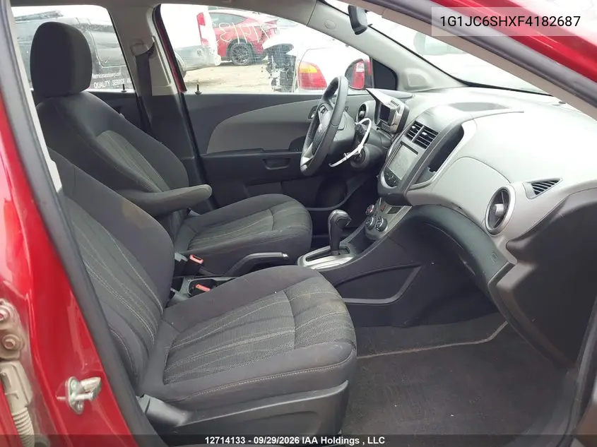 2015 CHEVROLET SONIC VIN 1G1JC6SHXF4182687 — фото 5