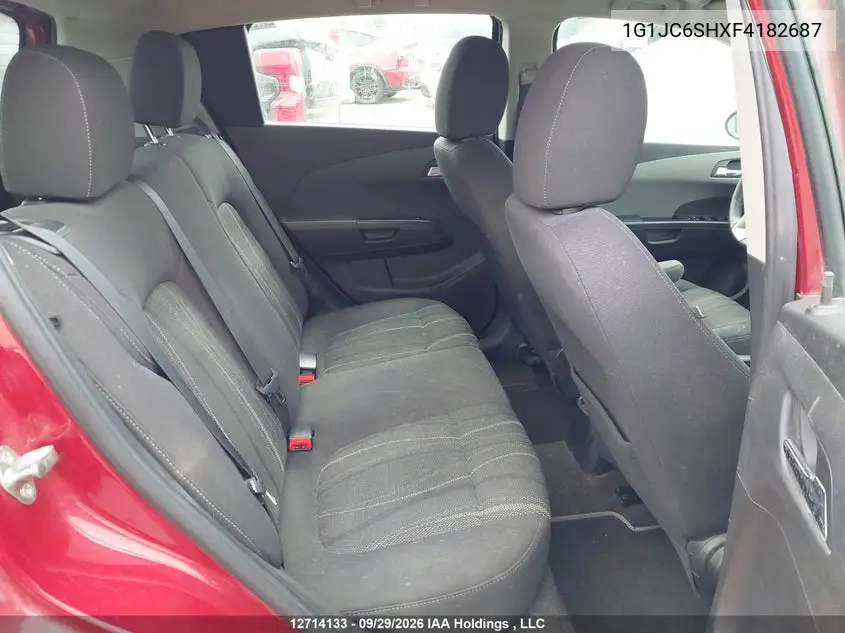 2015 CHEVROLET SONIC VIN 1G1JC6SHXF4182687 — фото 8