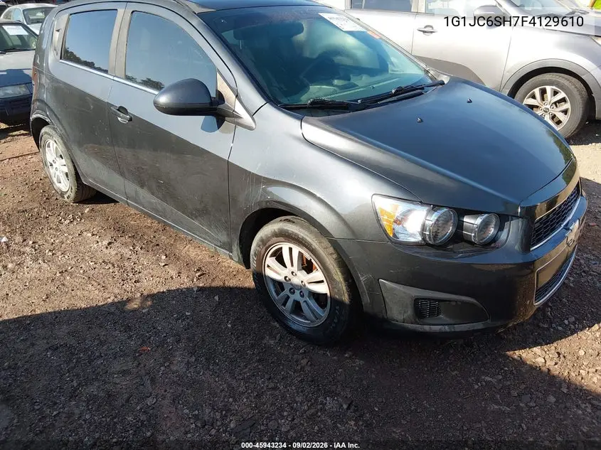 CHEVROLET SONIC 2015, VIN 1G1JC6SH7F4129610