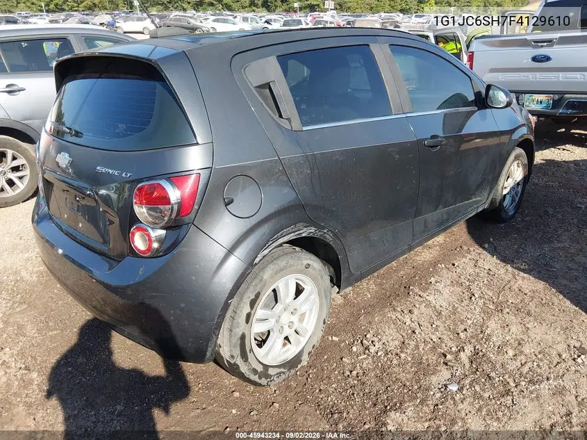 2015 CHEVROLET SONIC VIN 1G1JC6SH7F4129610 — фото 4