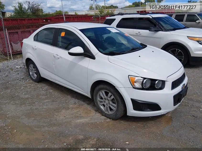 CHEVROLET SONIC 2015, VIN 1G1JC5SH1F4177727