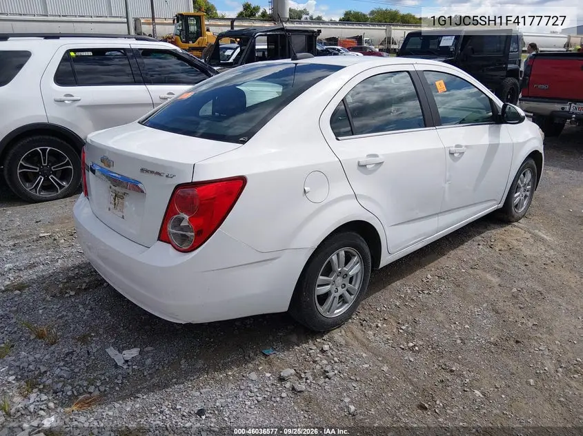 2015 CHEVROLET SONIC VIN 1G1JC5SH1F4177727 — фото 4
