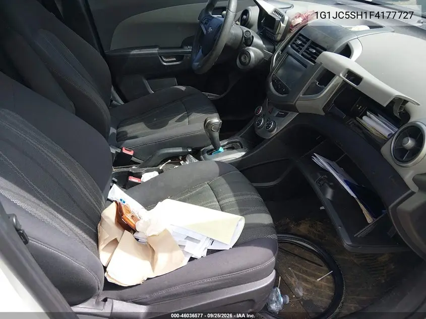 2015 CHEVROLET SONIC VIN 1G1JC5SH1F4177727 — фото 5