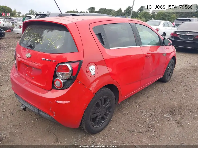 2015 CHEVROLET SONIC VIN 1G1JC6SH5F4179566 — фото 4
