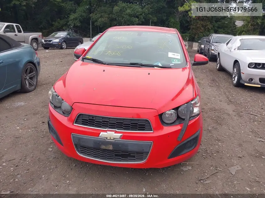 2015 CHEVROLET SONIC VIN 1G1JC6SH5F4179566 — фото 6