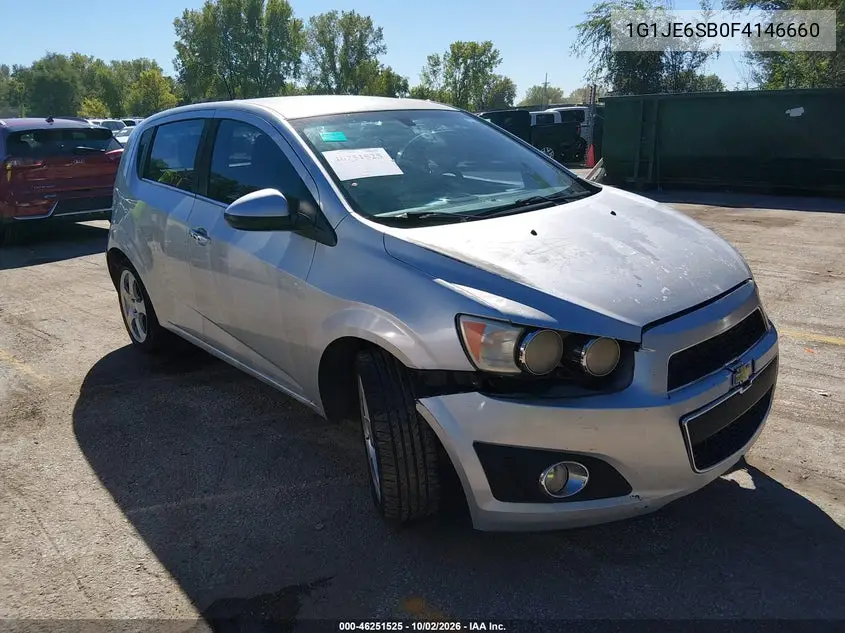 CHEVROLET SONIC 2015, VIN 1G1JE6SB0F4146660