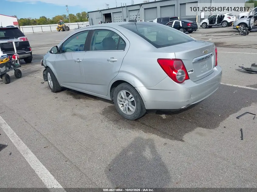 2015 CHEVROLET SONIC VIN 1G1JC5SH3F4142817 — фото 3