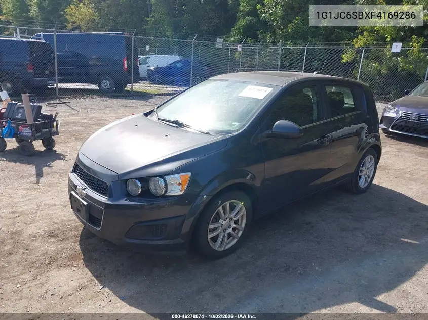 2015 CHEVROLET SONIC VIN 1G1JC6SBXF4169286 — фото 2