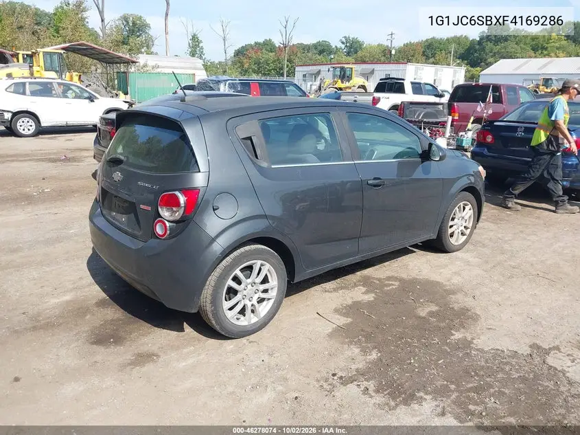 2015 CHEVROLET SONIC VIN 1G1JC6SBXF4169286 — фото 4