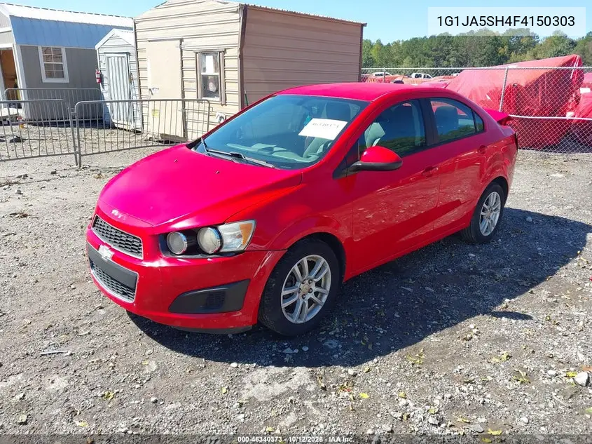 2015 CHEVROLET SONIC VIN 1G1JA5SH4F4150303 — фото 2