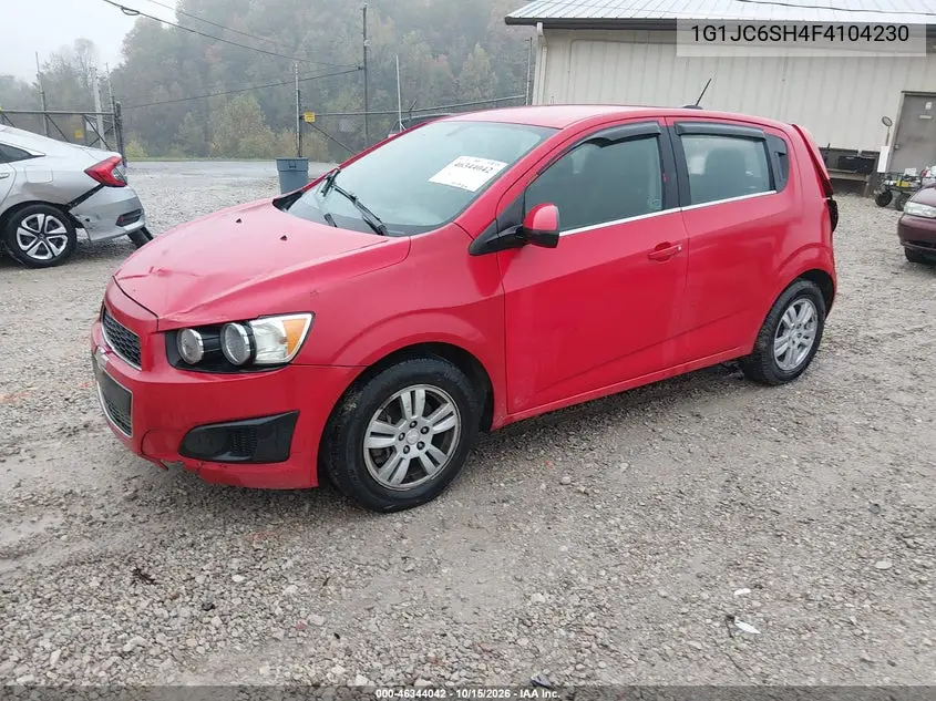 2015 CHEVROLET SONIC VIN 1G1JC6SH4F4104230 — фото 2